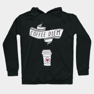 Coffee Lover Carpe Diem Caffeine Addict Hoodie